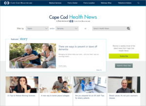 Cape Cod Health News Home Page