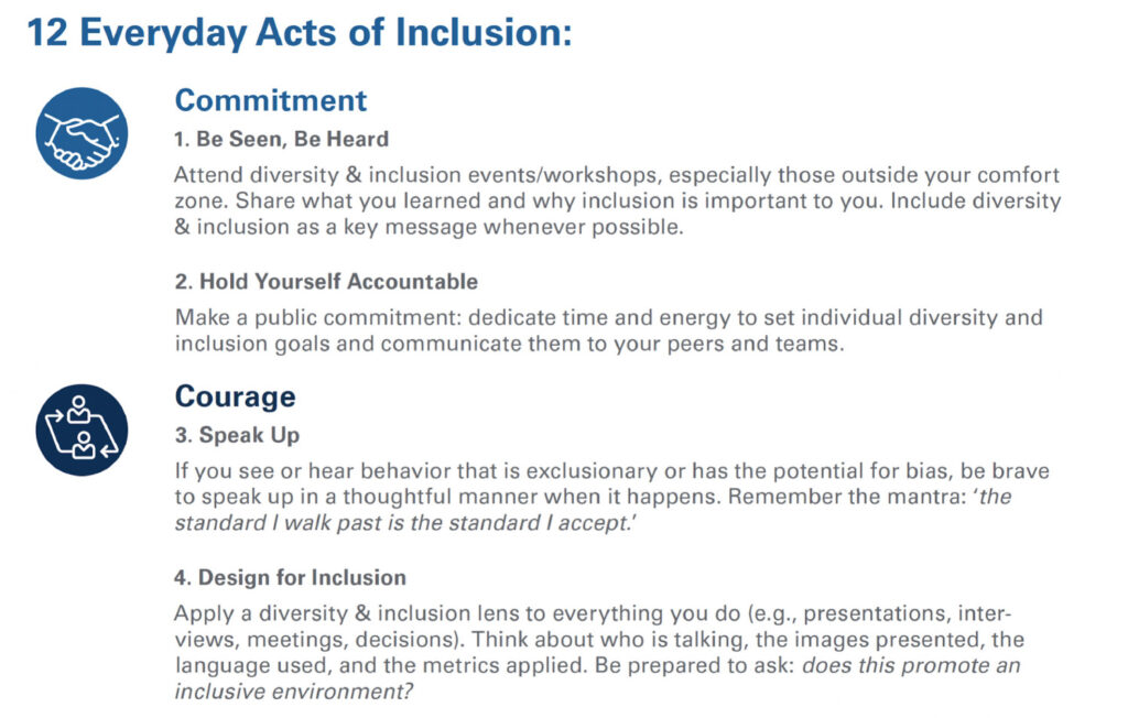 12 everyday acts of inclusion